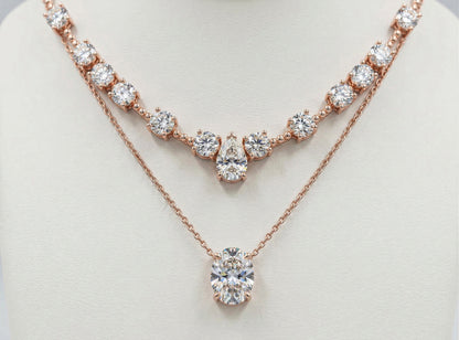 The Oval & Pear Double Layer