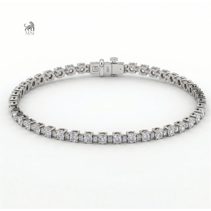 Celeste Élan Tennis Bracelet in white gold