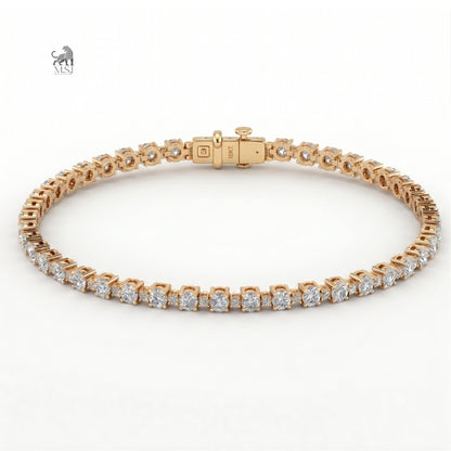 Celeste Élan Tennis Bracelet in yellow gold