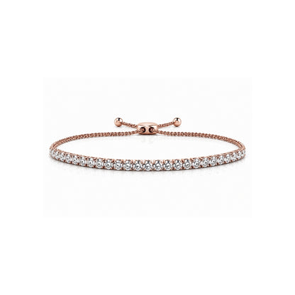 Éclat Line Diamond Bracelet in rose gold