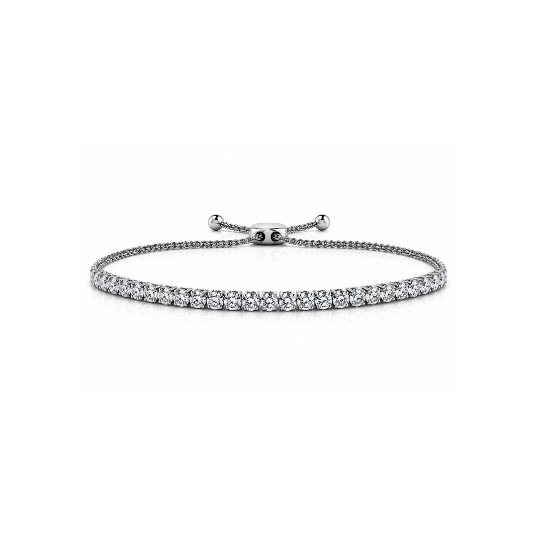 Éclat Line Diamond Bracelet in white gold