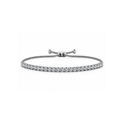Éclat Line Diamond Bracelet in white gold