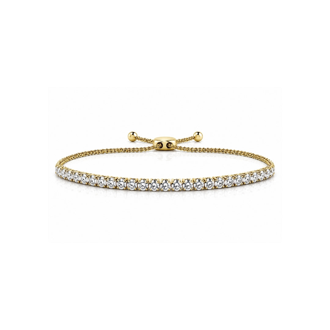 Éclat Line Diamond Bracelet in yellow gold