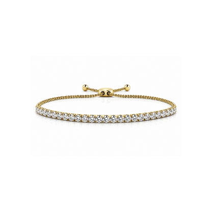 Éclat Line Diamond Bracelet in yellow gold