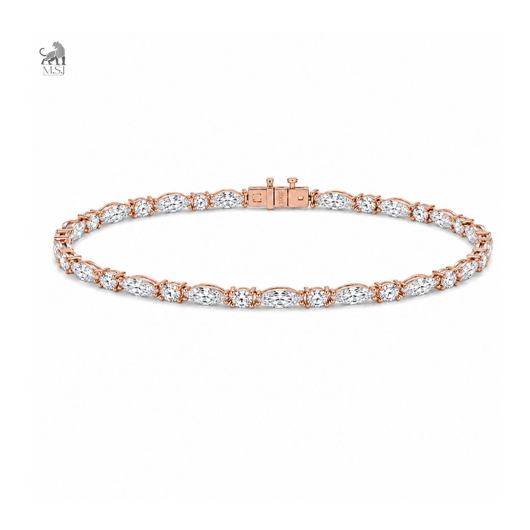 Virelia Diamond Bracelet in rose gold