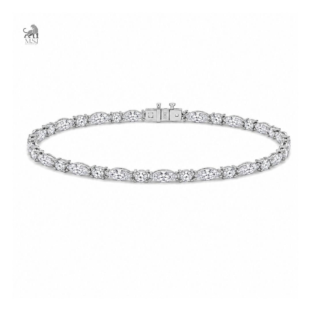 Virelia Diamond Bracelet in white gold