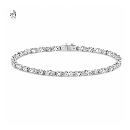 Virelia Diamond Bracelet in white gold