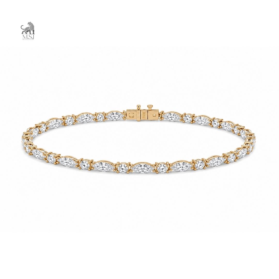 Virelia Diamond Bracelet in yellow gold
