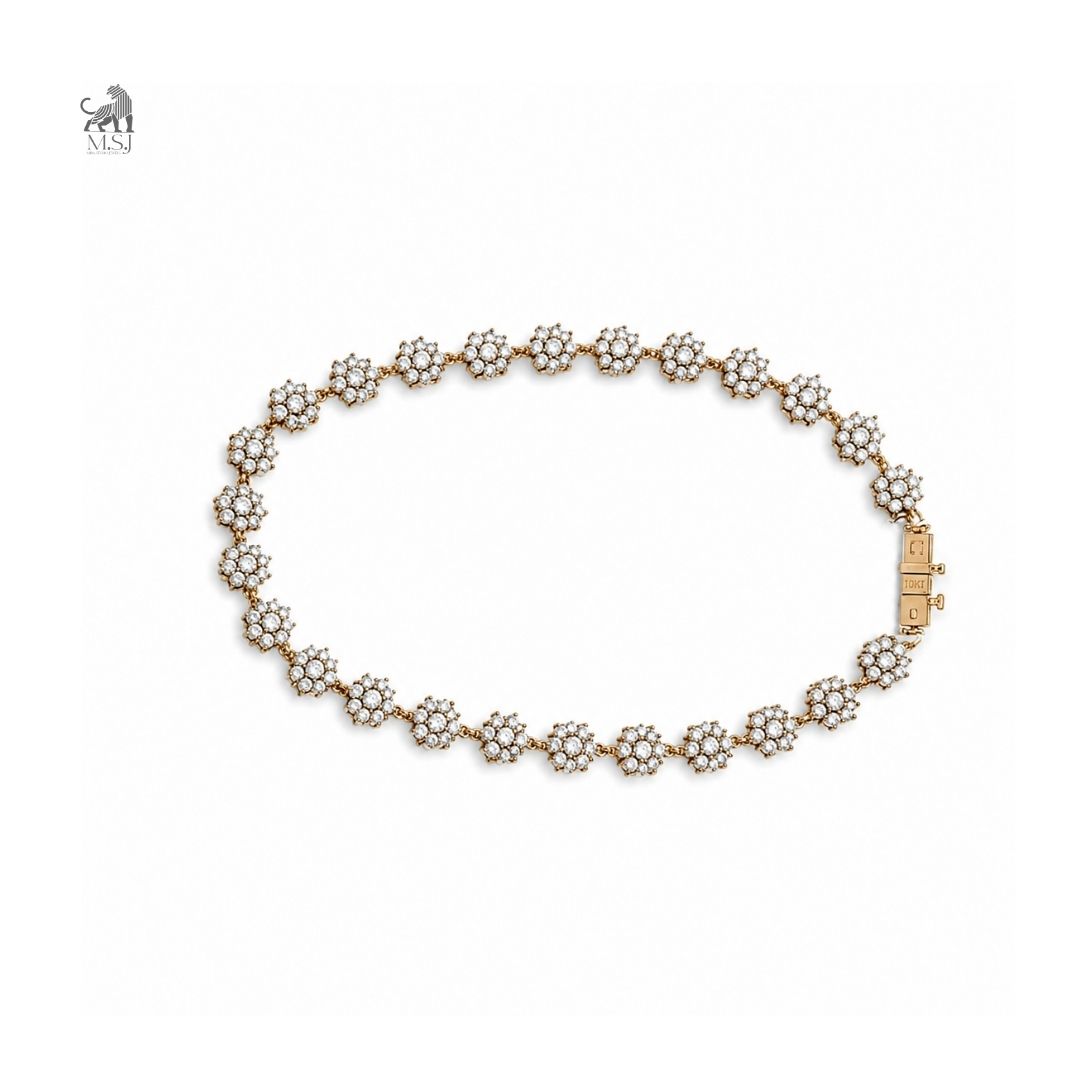 Florévia Bloom Diamond Bracelet in yellow gold