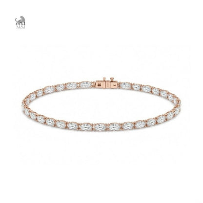Elaris Marquise Bloom Diamond Bracelet in rose gold