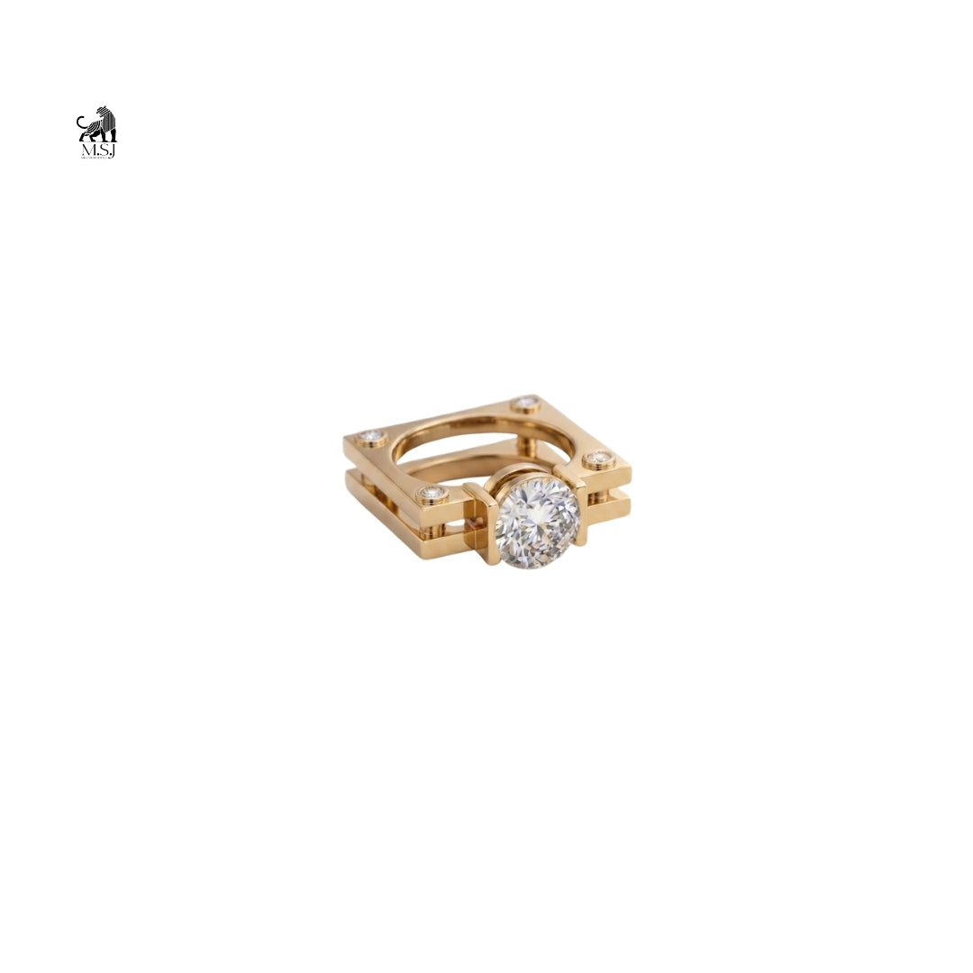 The Architectural Solitaire Ring