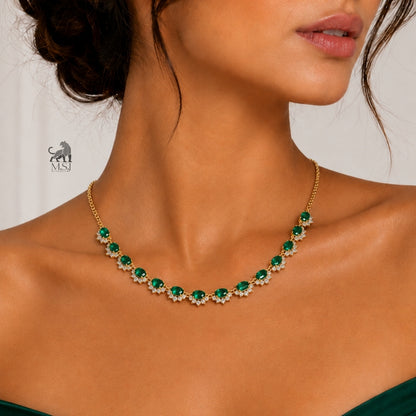 The Emerald Garden Necklace