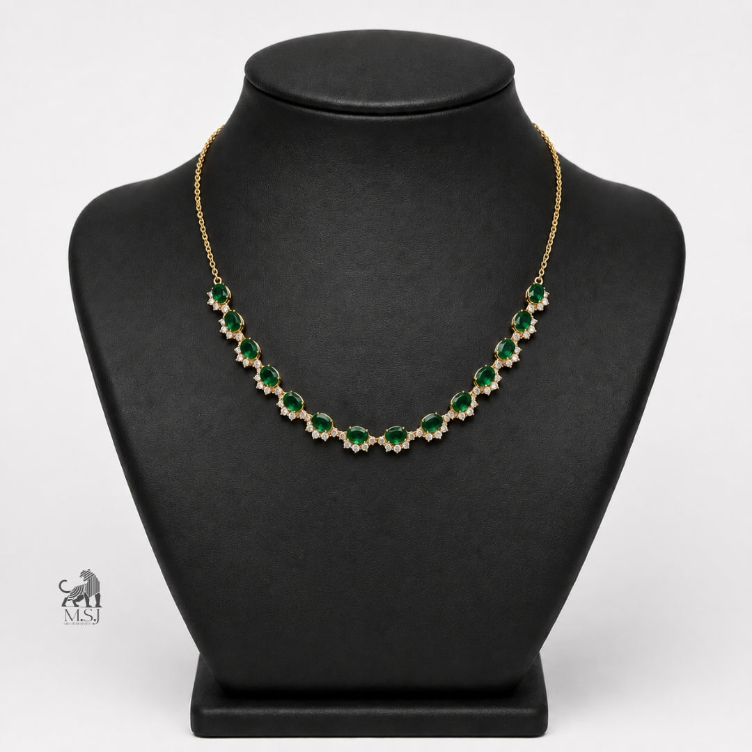 The Emerald Garden Necklace