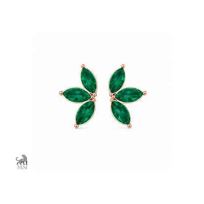 The Emerald Wing Studs