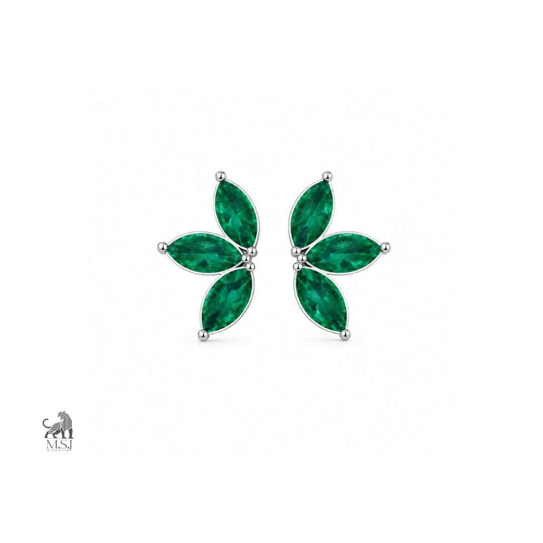 The Emerald Wing Studs