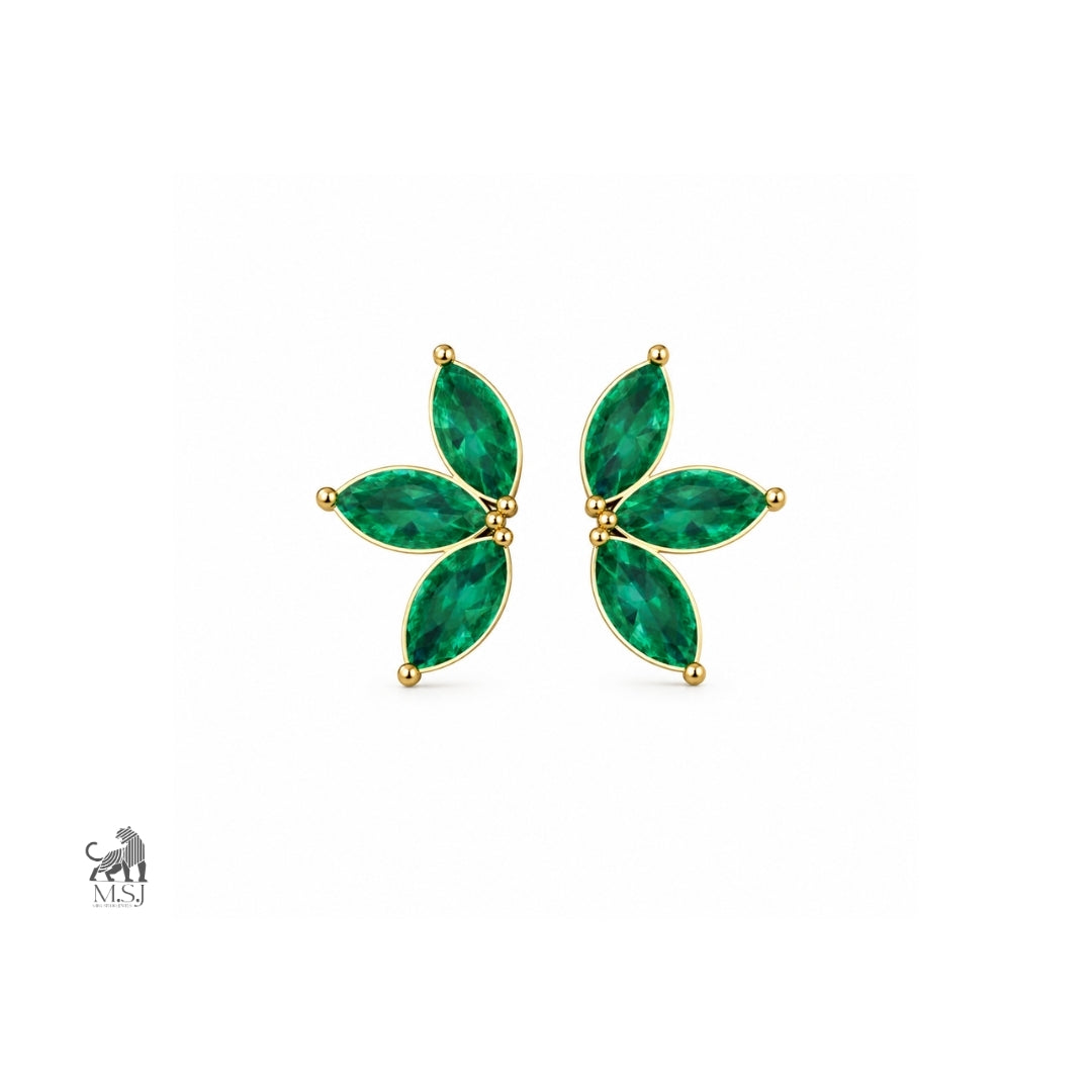 The Emerald Wing Studs