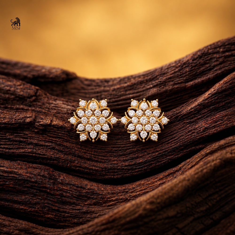 The Floral Mandala Studs