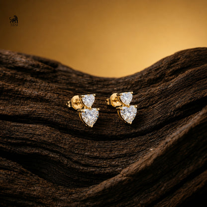 The Heart Cascade Studs