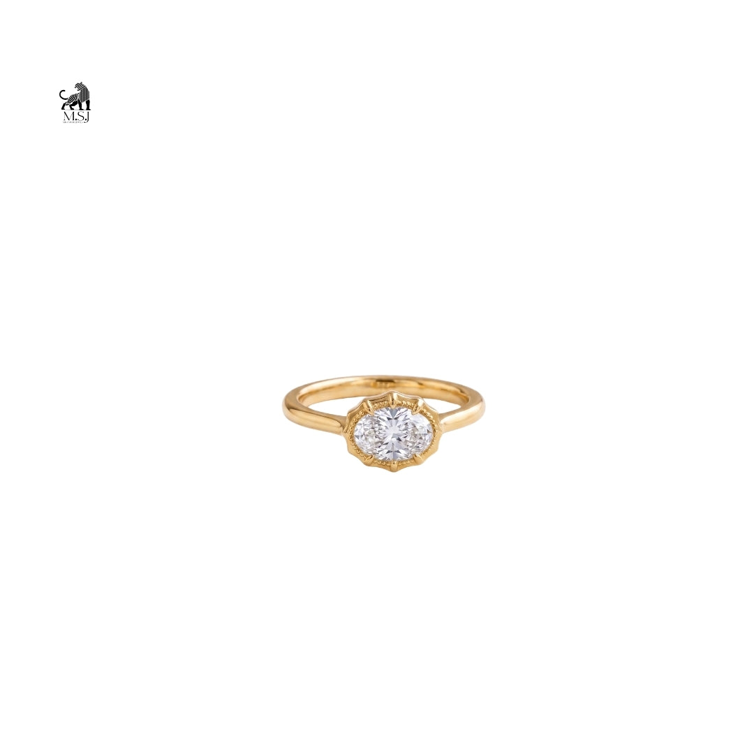 The Oval Milgrain Halo