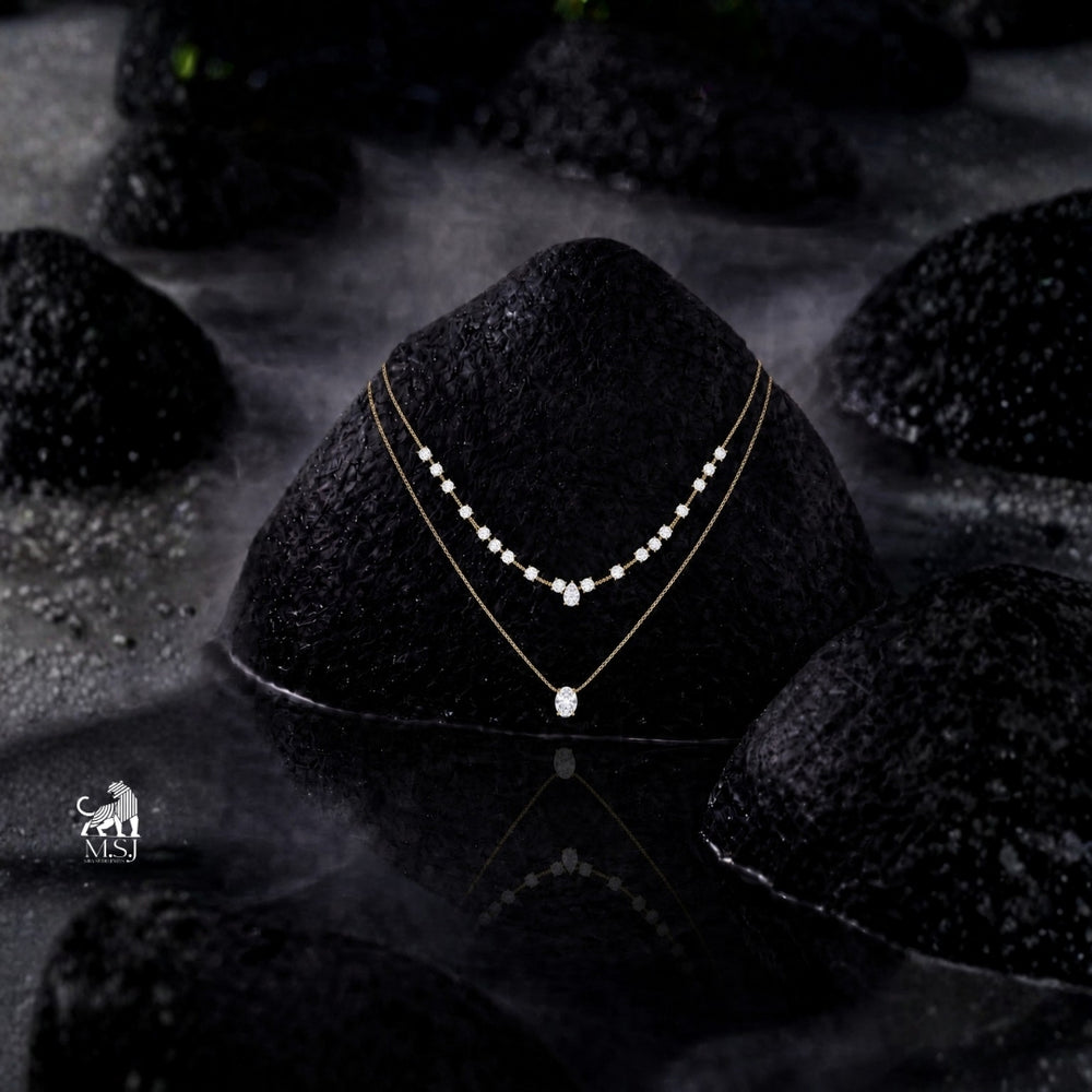 The Oval & Pear Double Layer