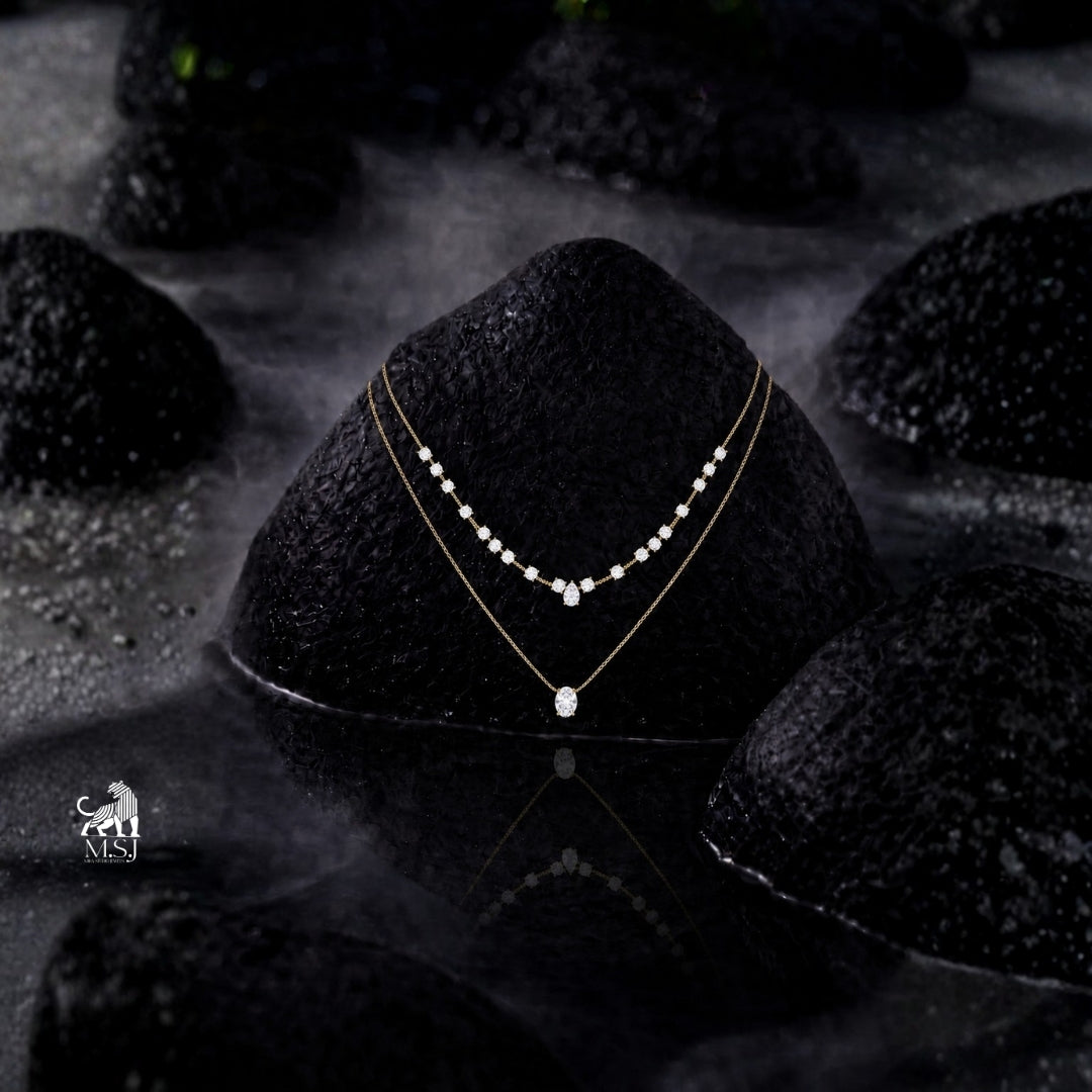 The Oval & Pear Double Layer