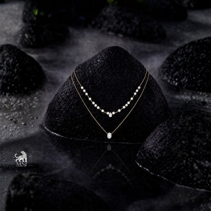 The Oval & Pear Double Layer