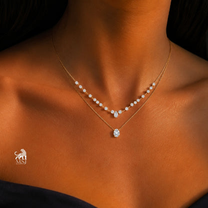 The Oval & Pear Double Layer