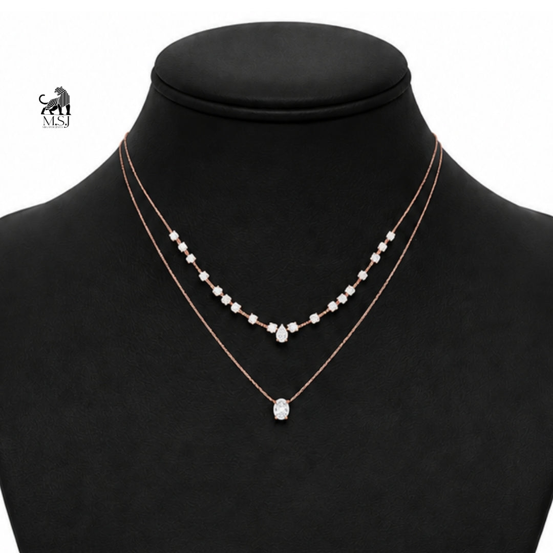 The Oval & Pear Double Layer