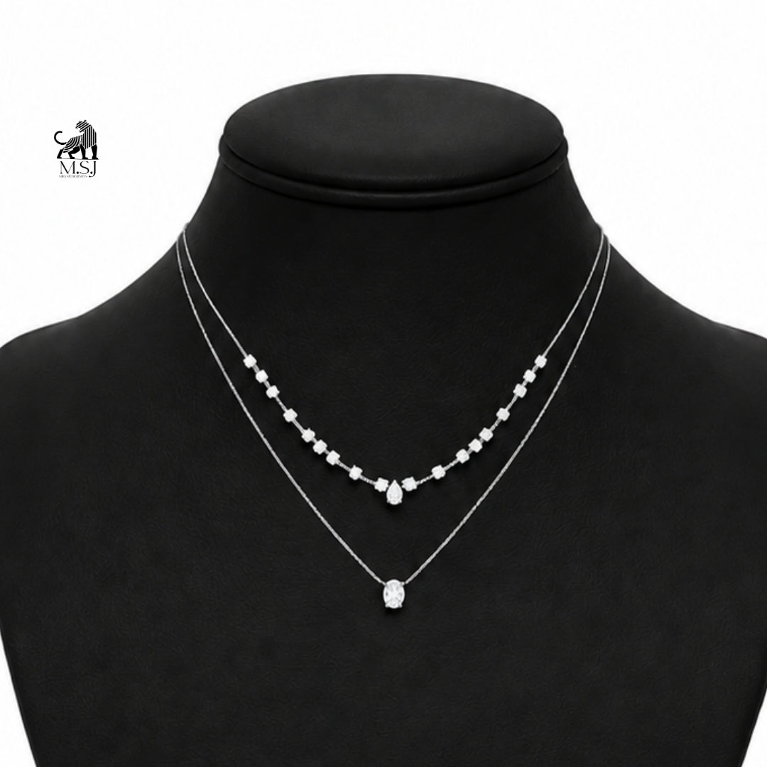 The Oval & Pear Double Layer