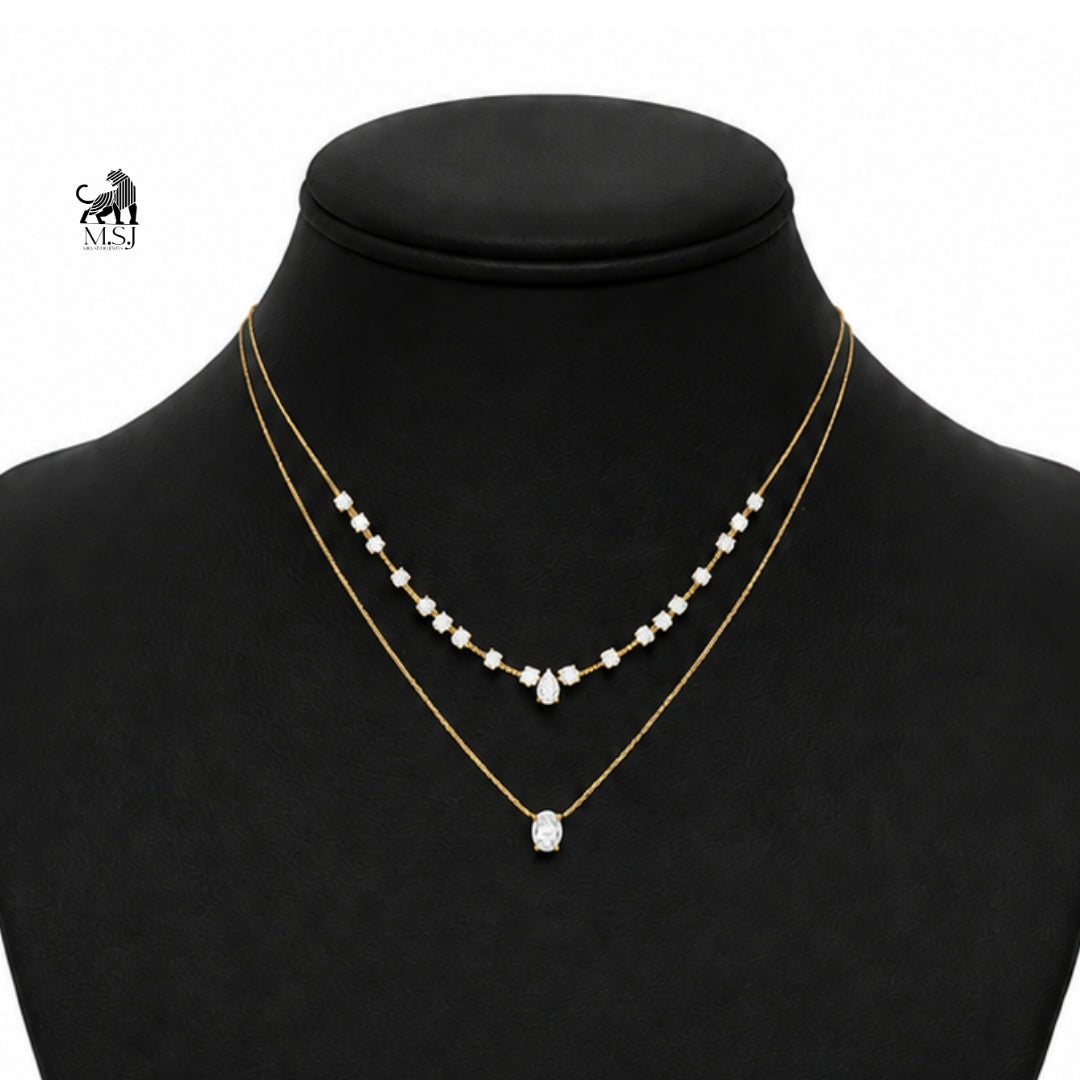 The Oval & Pear Double Layer