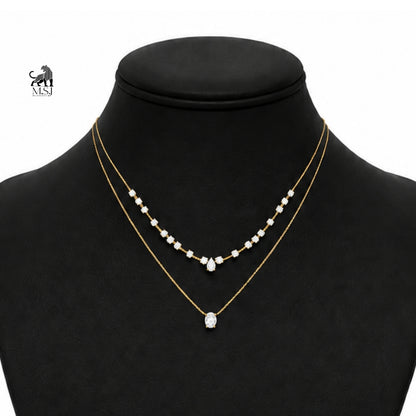 The Oval & Pear Double Layer