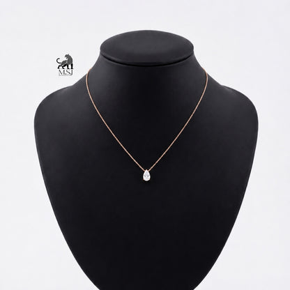 The Pear Solitaire Pendant