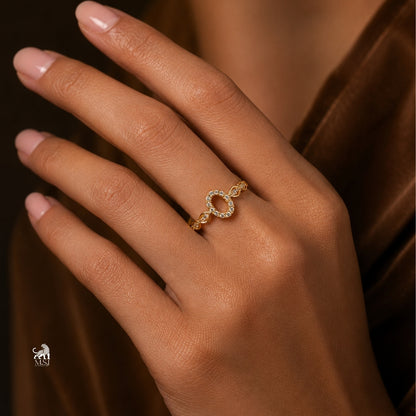 The Radiant Duo Ring