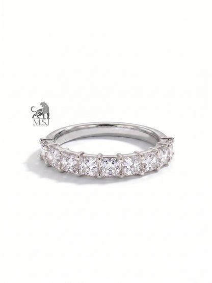 Radiant Diamond Wedding Band