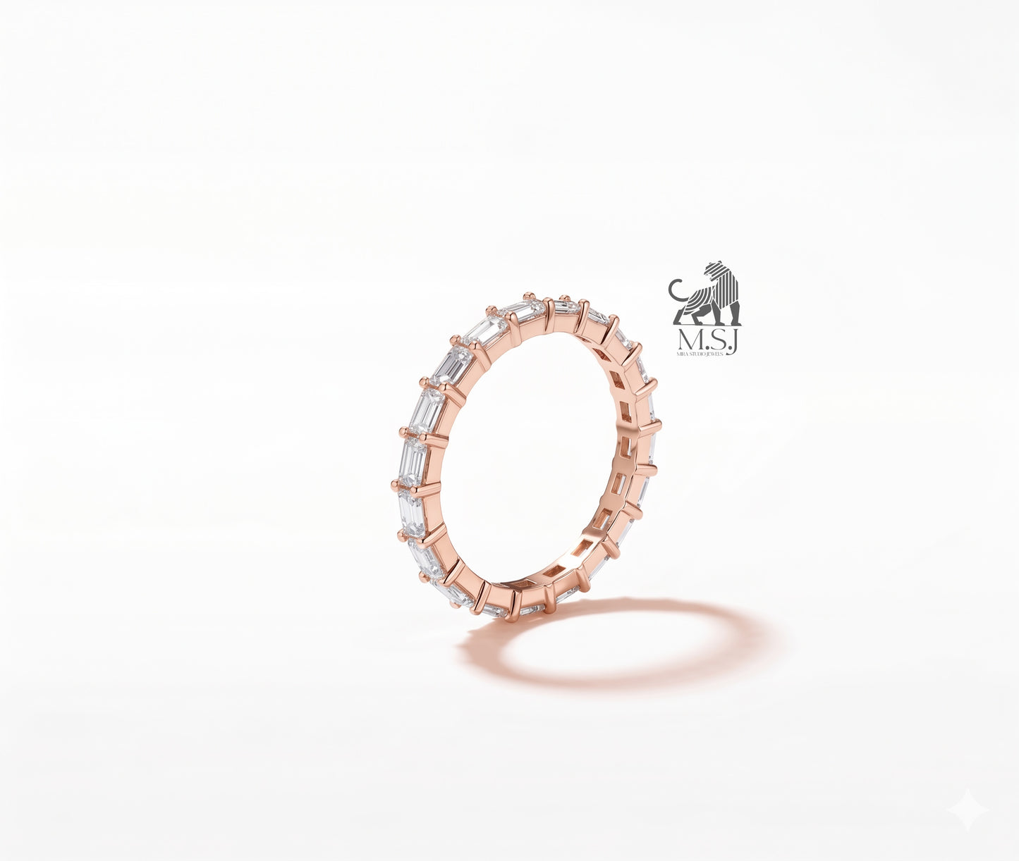 Aria Baguette Diamond Band