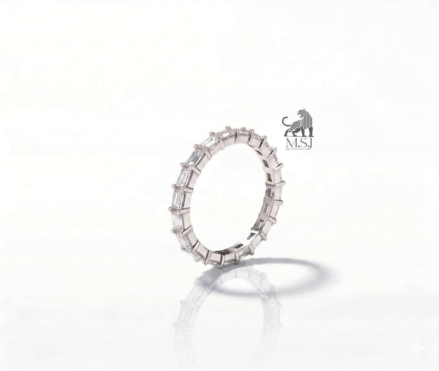Aria Baguette Diamond Band