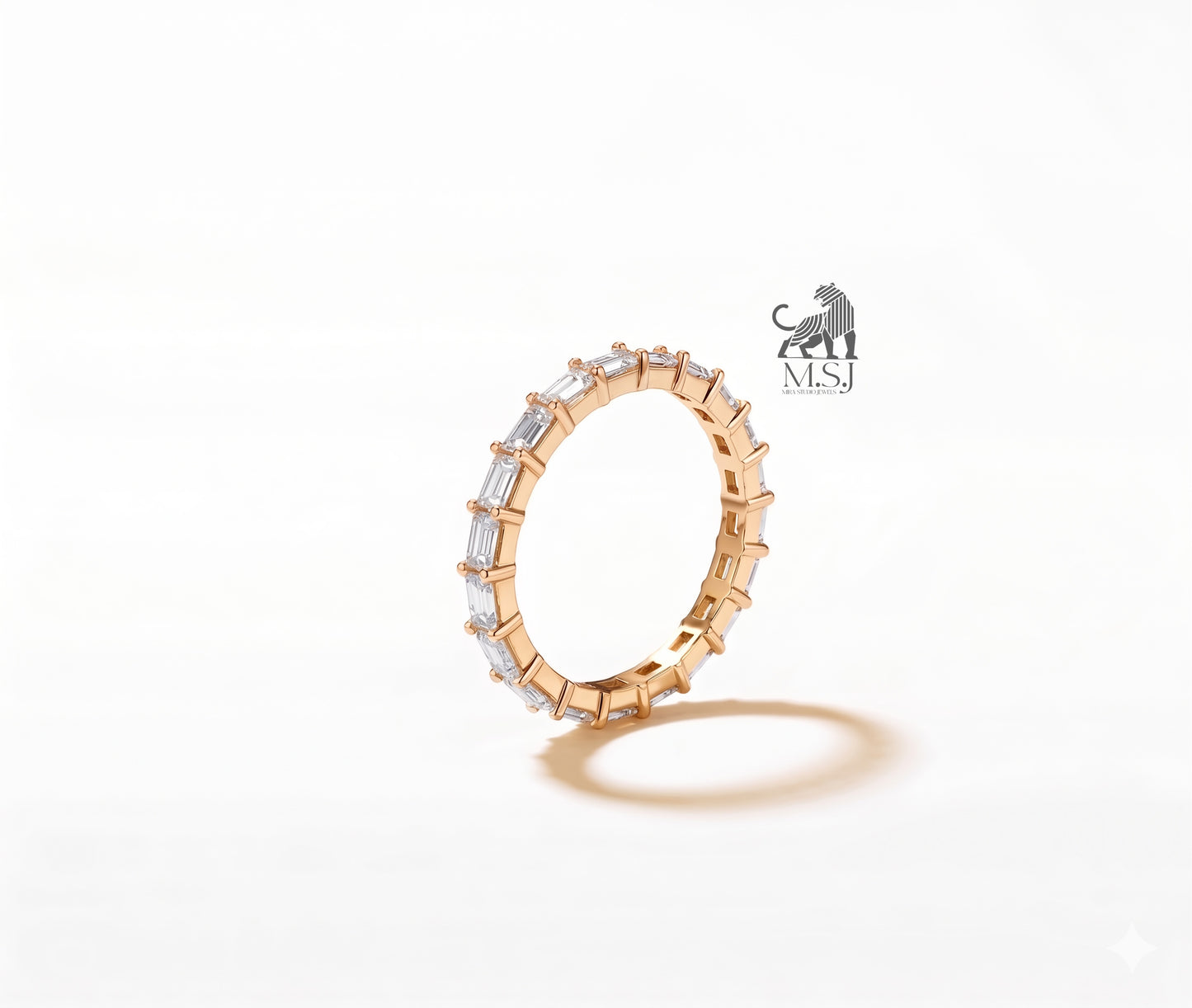 Aria Baguette Diamond Band