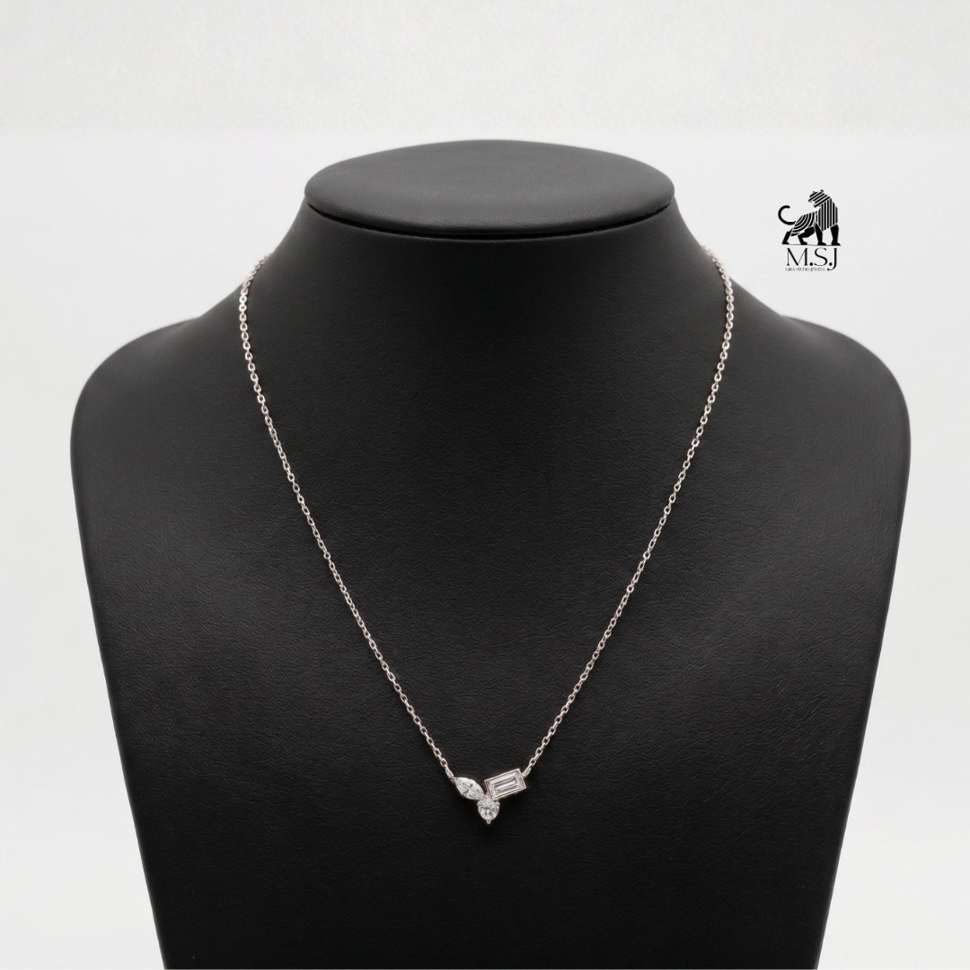 Celestial Trio Diamond Necklace