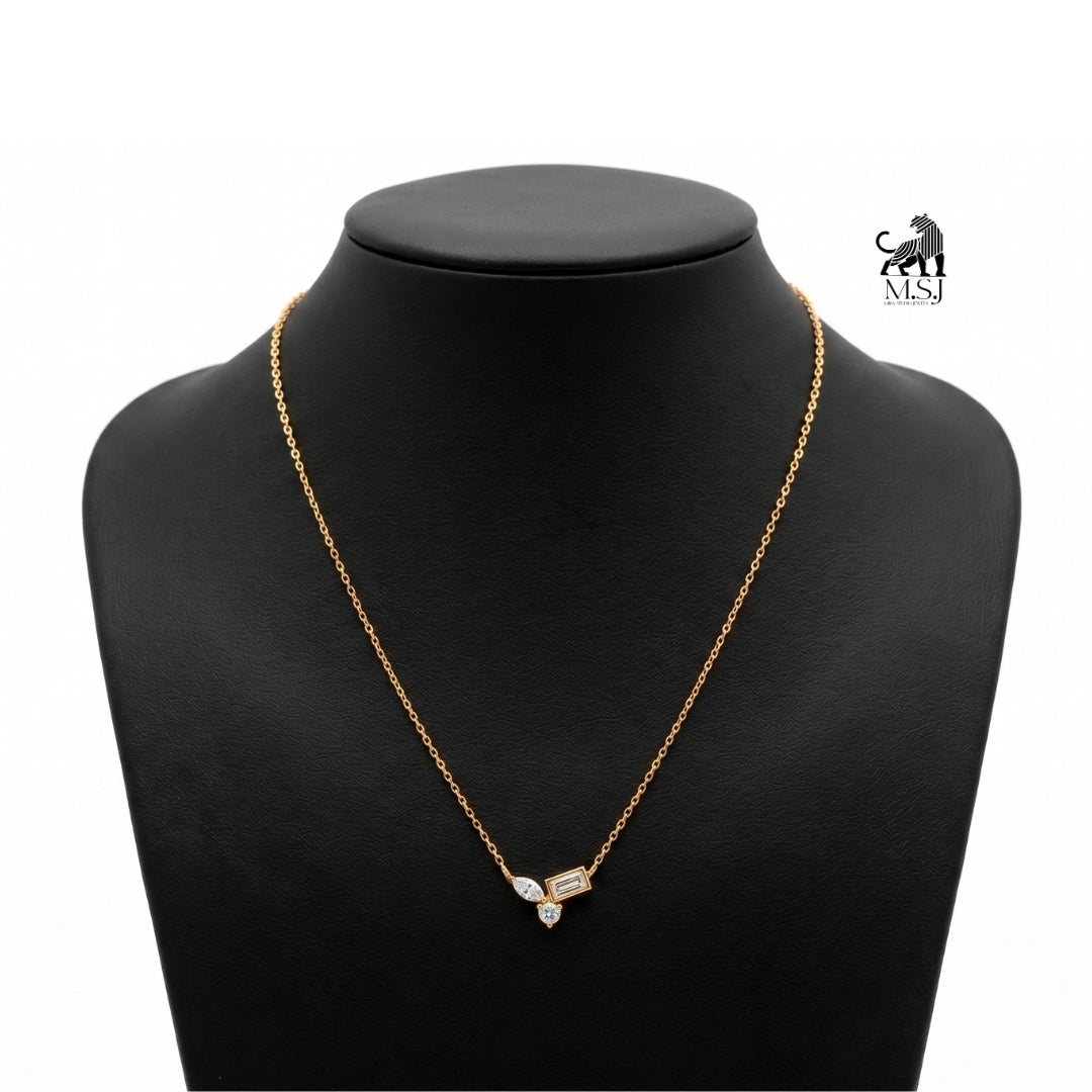 Celestial Trio Diamond Necklace