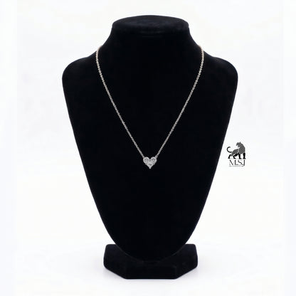 Sweetheart Diamond Trio Necklace