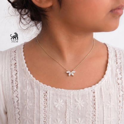 Marquise Bloom Diamond Necklace