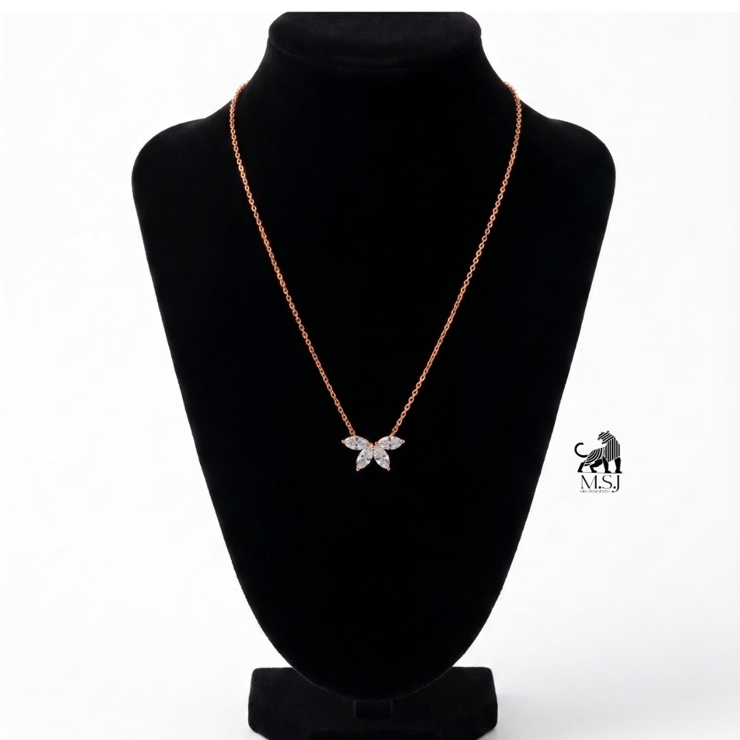 Marquise Bloom Diamond Necklace