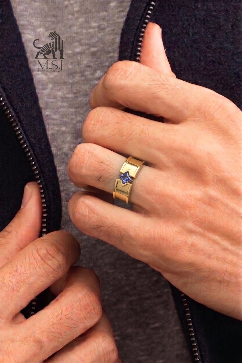 The Zenith Alexandrite Band