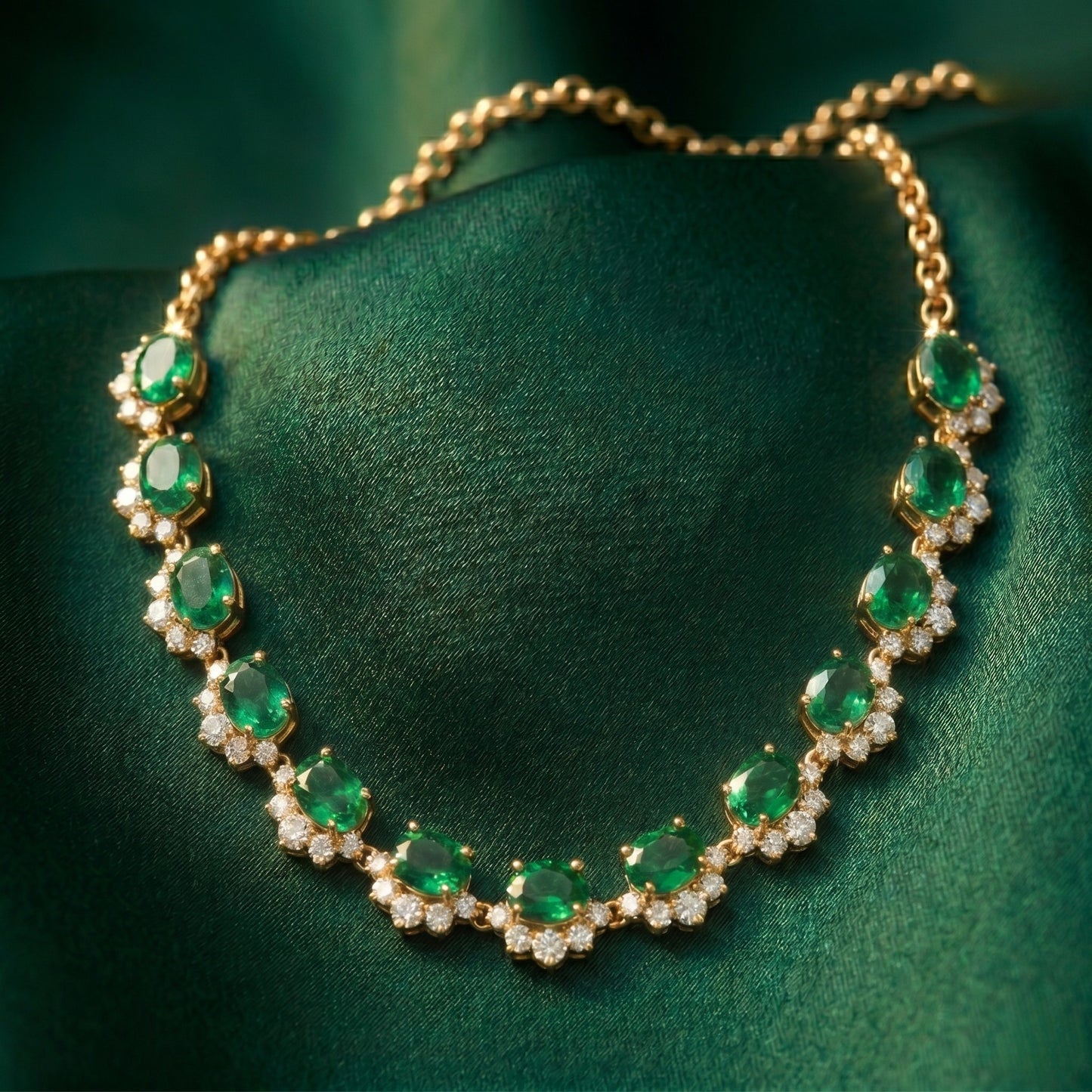 The Emerald Garden Necklace