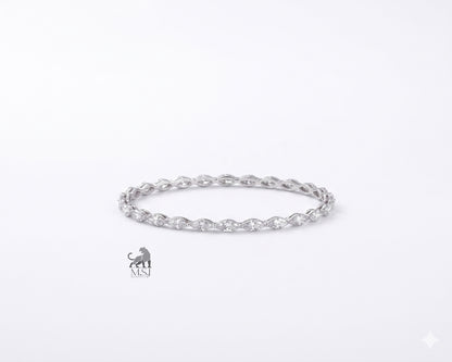 Marquise Diamond Tennis Bangle