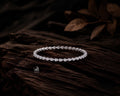 Pear-cut lab-grown diamond tennis bangle