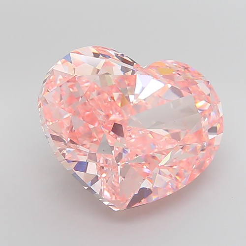21.05 Carat Fancy Pink Heart Modified Lab Grown Diamond