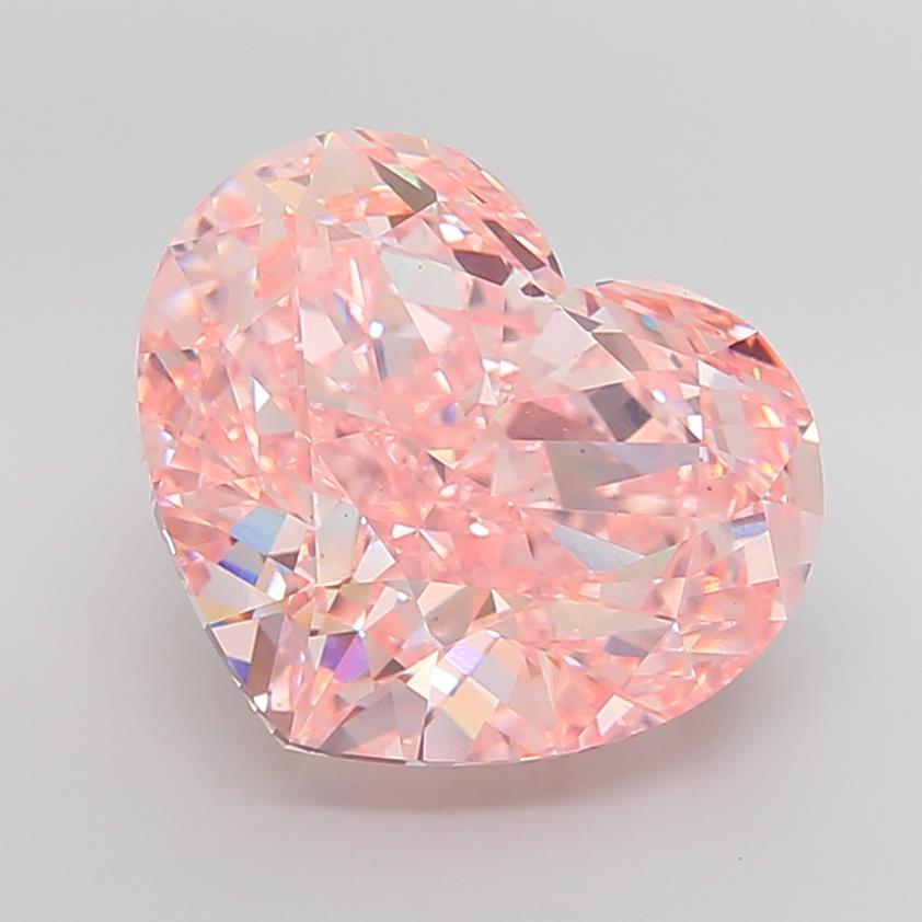21.05 Carat Fancy Pink Heart Modified Lab Grown Diamond