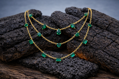 The Emerald Tiered Drape