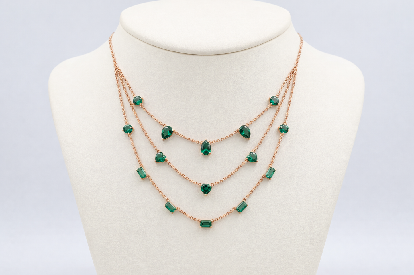 The Emerald Tiered Drape